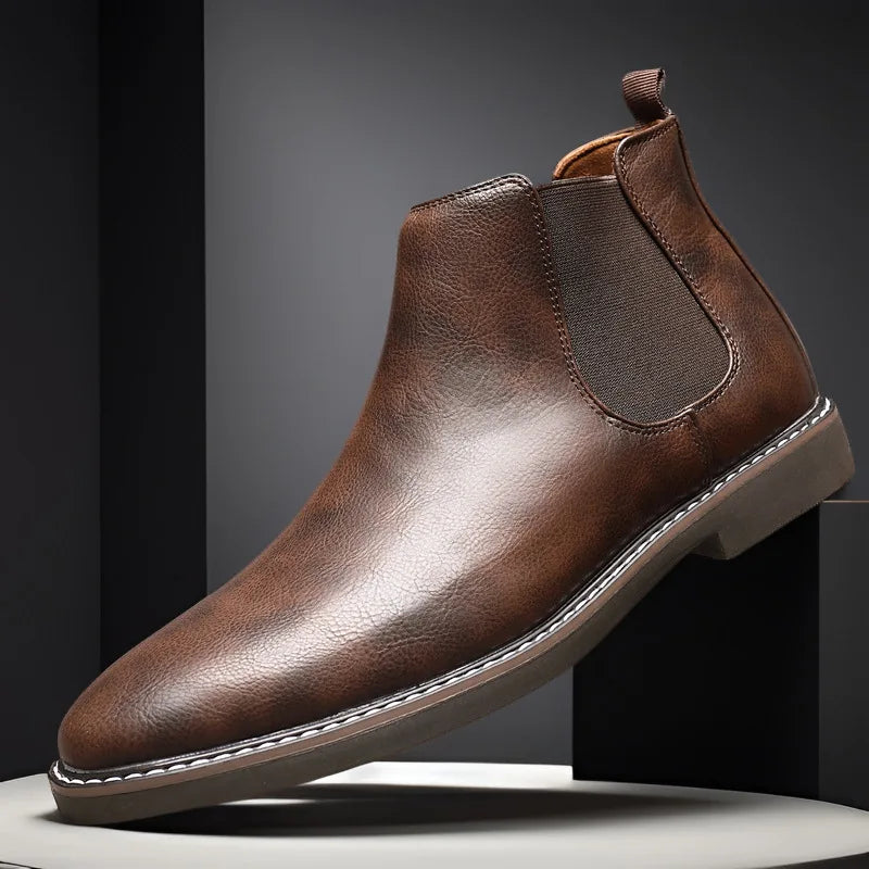 Men's Leather Chelsea Boots