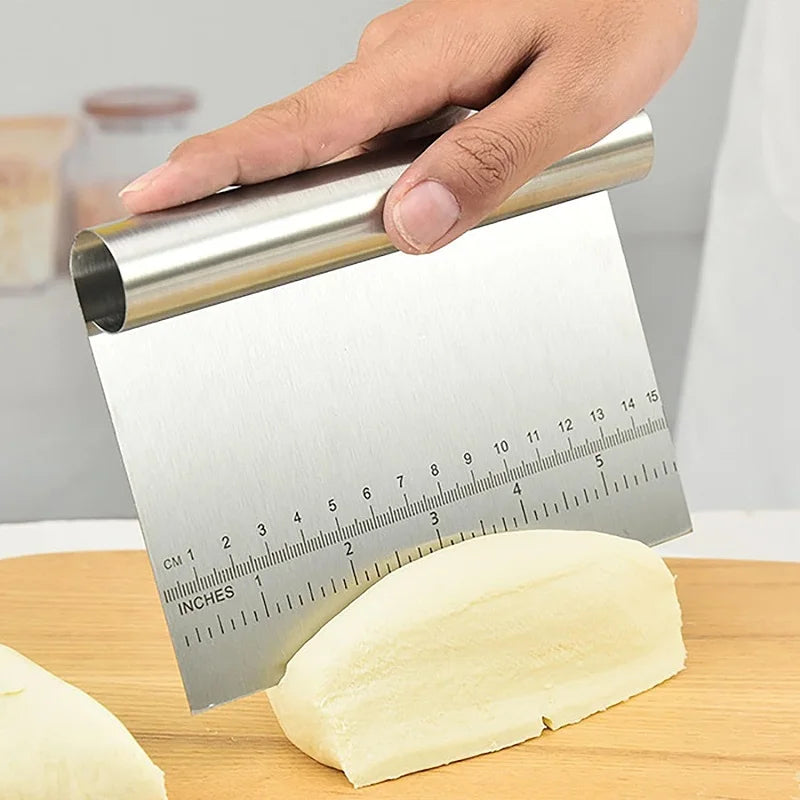 Stainless Steel Dough & Cake Scraper