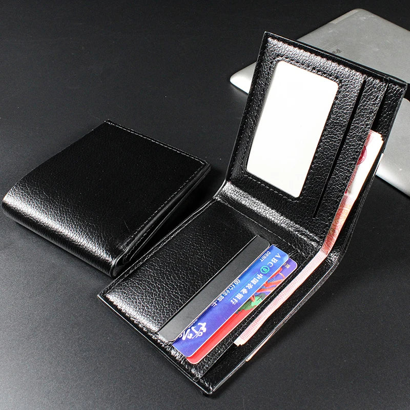 Men's Slim Faux Leather Wallet