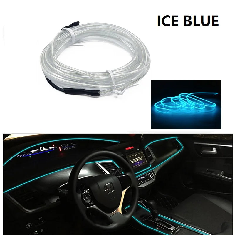 💡 Neon LED Car Interior Light Strip