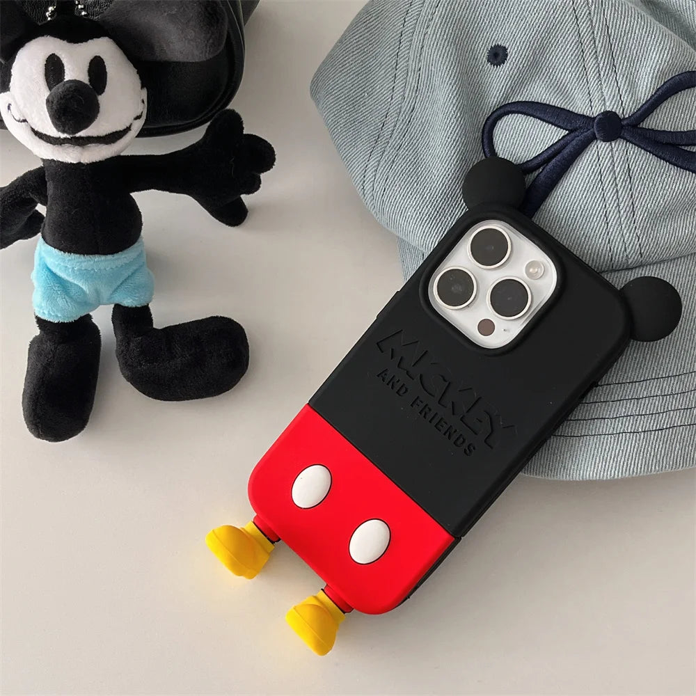 3D Cartoon Silicone iPhone Case