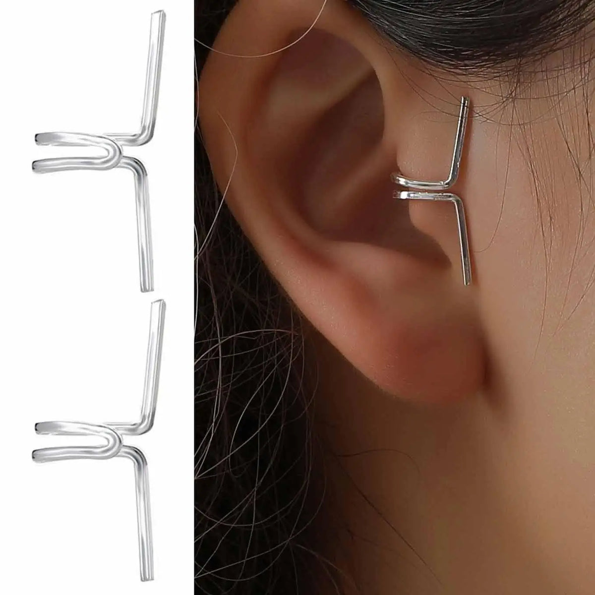 Zircon Butterfly Ear Cuff – No Piercing