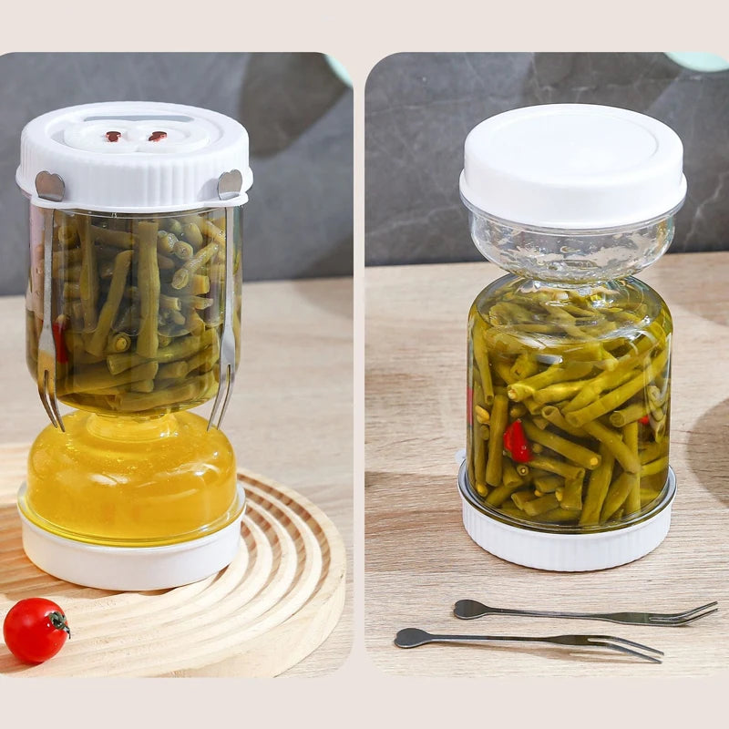 Pickle & Olive Strainer Jar