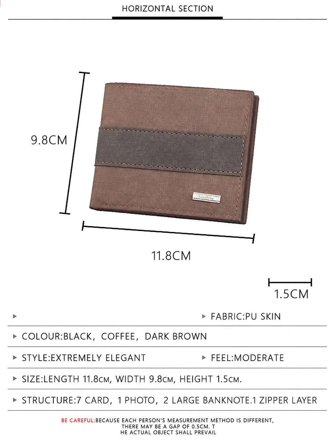 Patchwork Men's Card Wallet