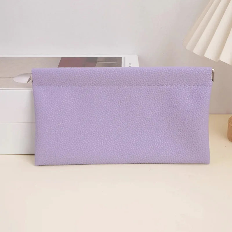 Self-Closing Long Travel Wallet