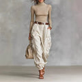 Women's High Waist Cargo Pants