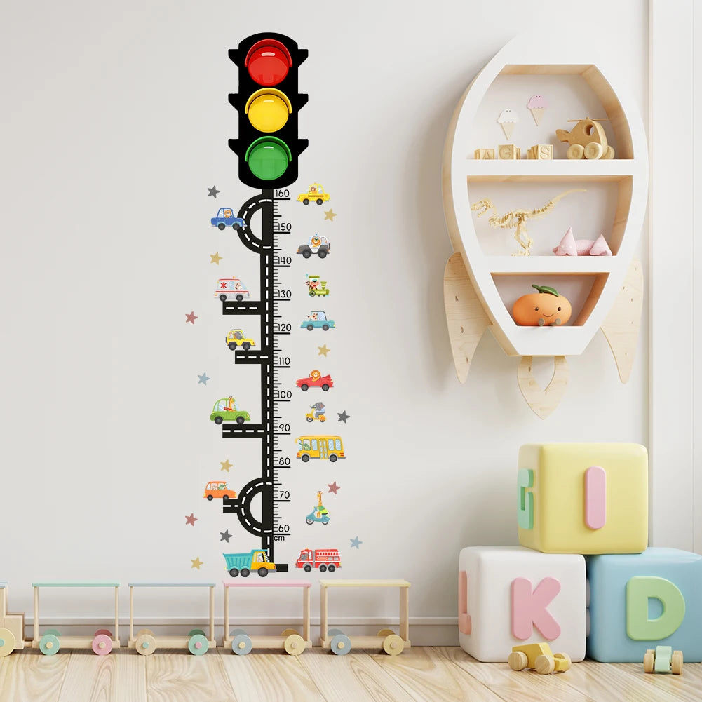 Traffic Light Kids Height Chart Sticker