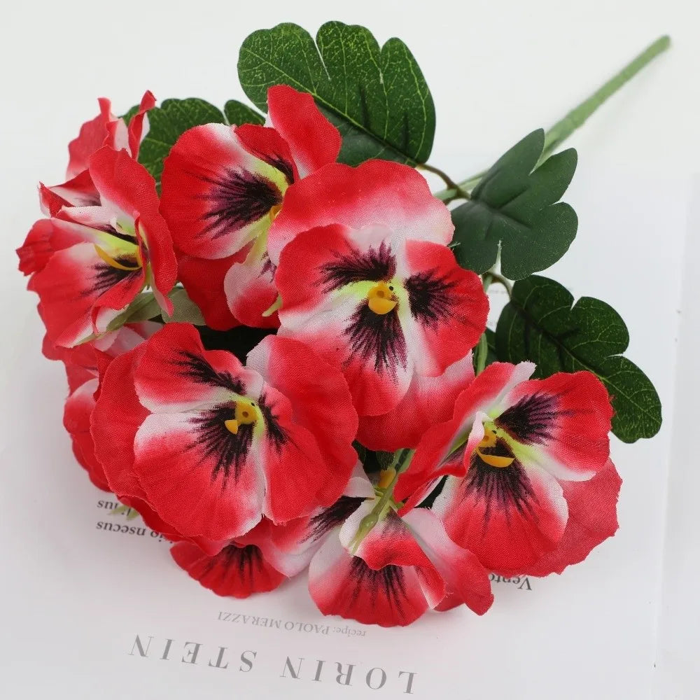 UV-Resistant Artificial Pansies