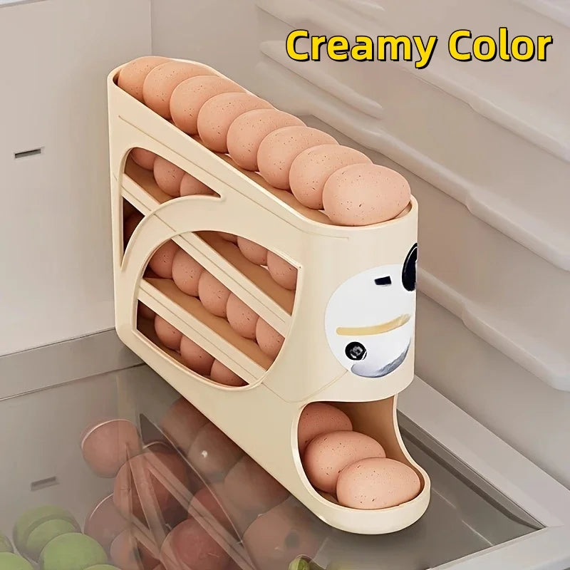 3-Tier Rolling Egg Organizer