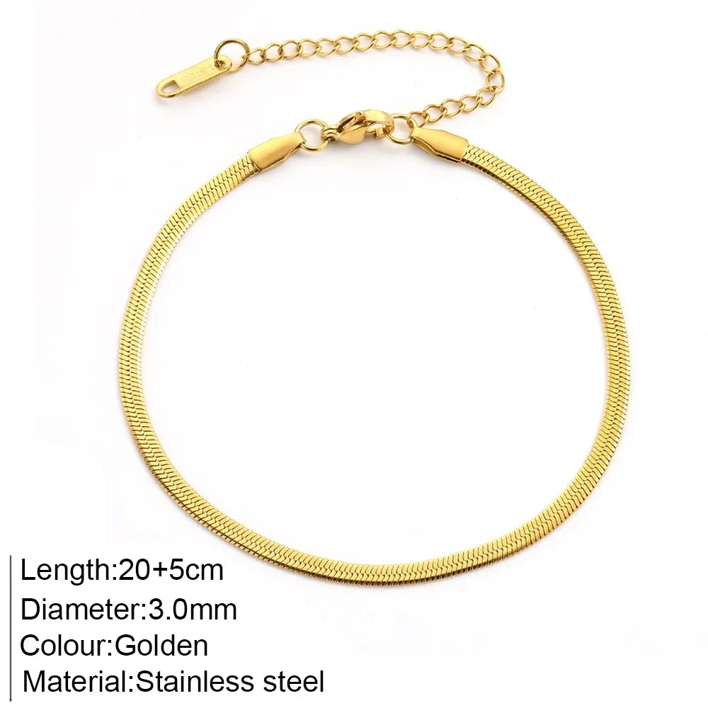 ✨ Stainless Steel Beach Anklet Jewelry