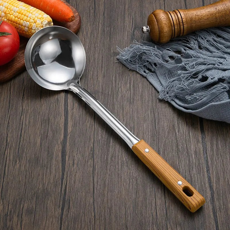 Wood Grain Handle Kitchen Utensils