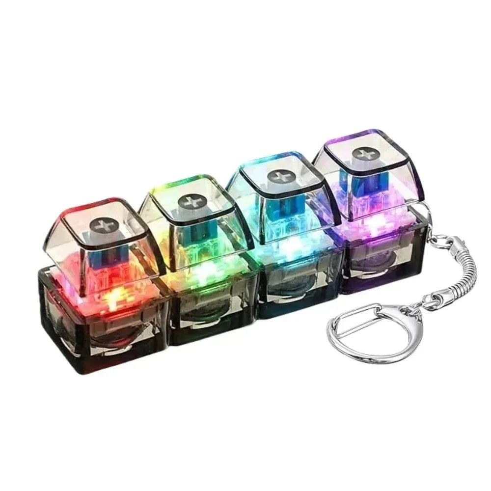 LED Keyboard Clicker Keychain
