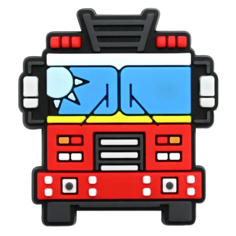 Fire Engine Shoe Charms