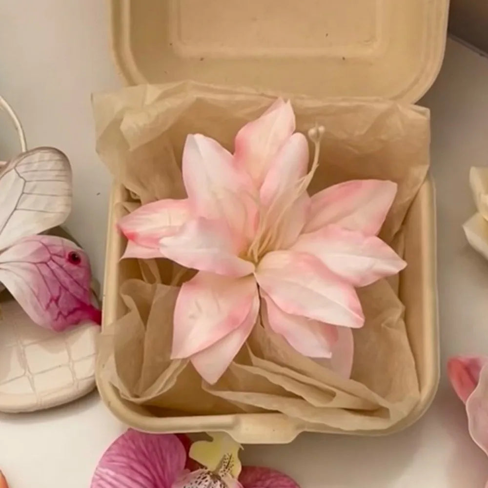 Butterfly Flower Shoe Buckle Clips