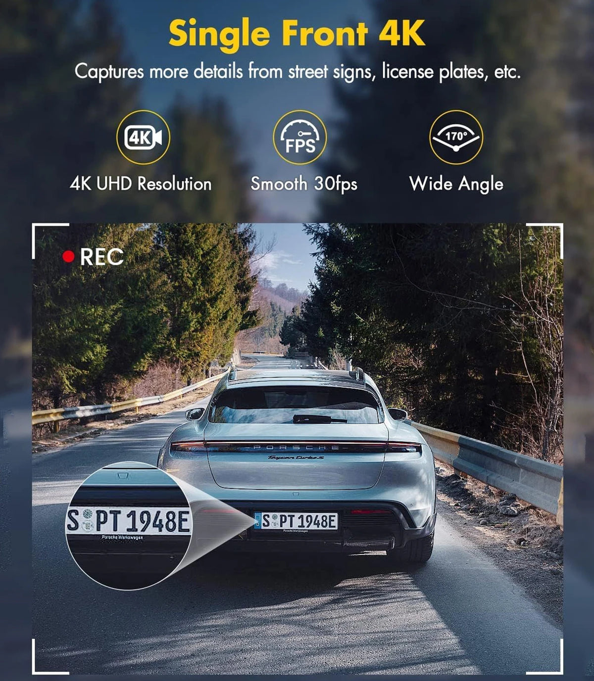 ⭐ Soam 4K Dual Dash Cam