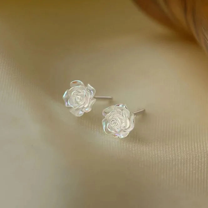 Tiny Metal Charm Stud Earrings