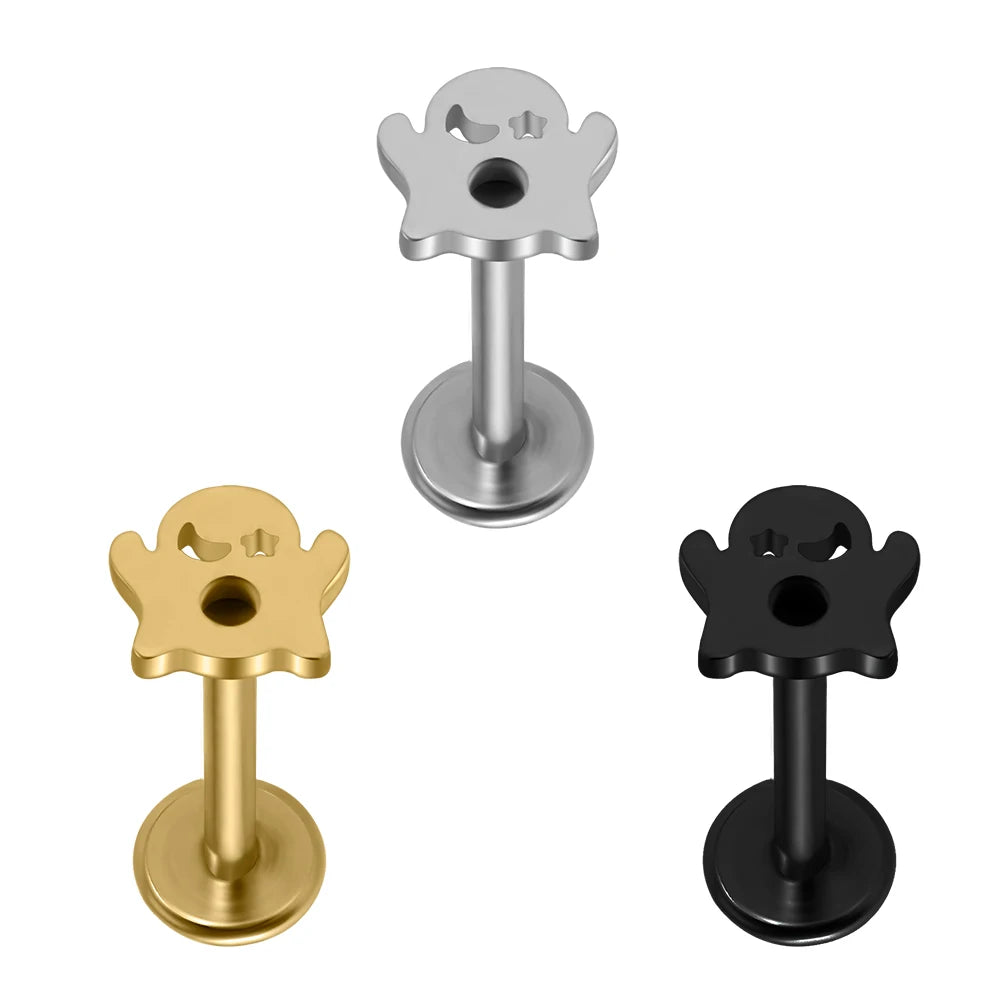 Skeleton Hand Cartilage Stud (16G)