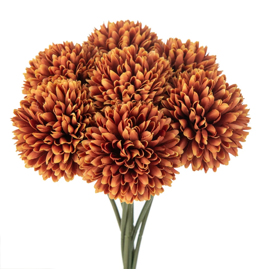 Silk Hydrangea Pompons