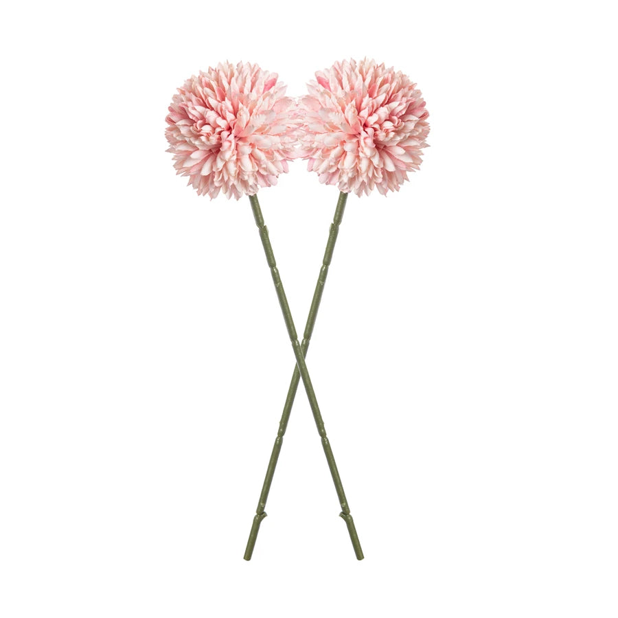 Silk Hydrangea Pompons