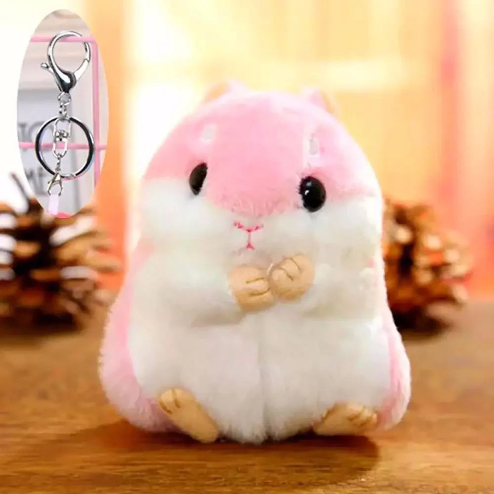Mini Plush Animal Keychain