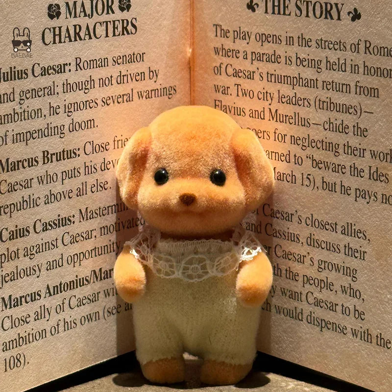 Poseable Poodle Figure
