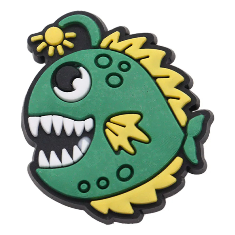 Tropical Fish & Shark Shoe Charms