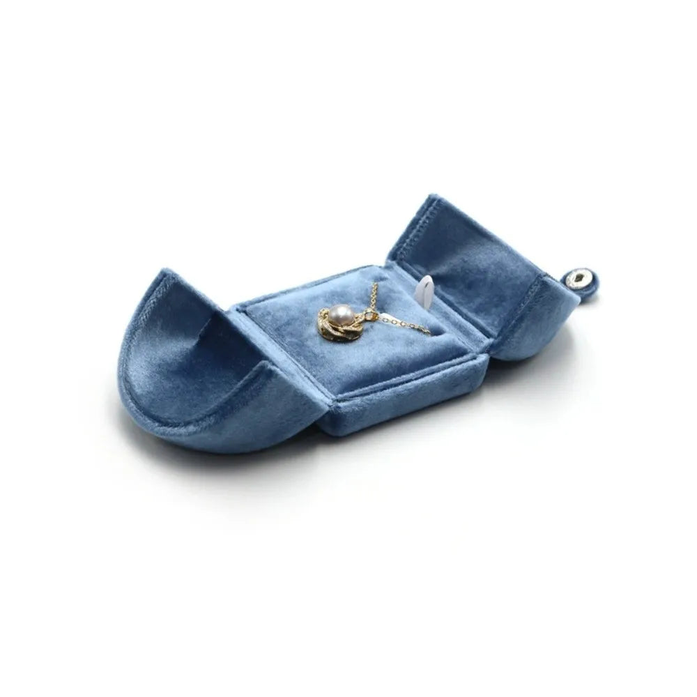 Velvet Double-Door Ring Box