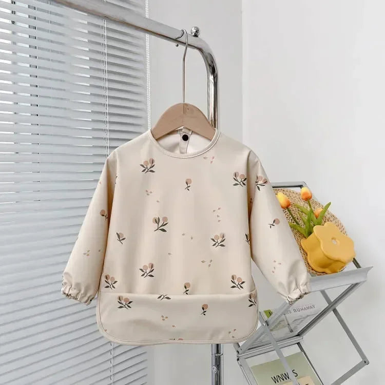 Waterproof Long-Sleeve Baby Bib