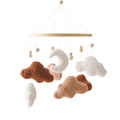 🐻 Wooden Bear Baby Crib Mobile