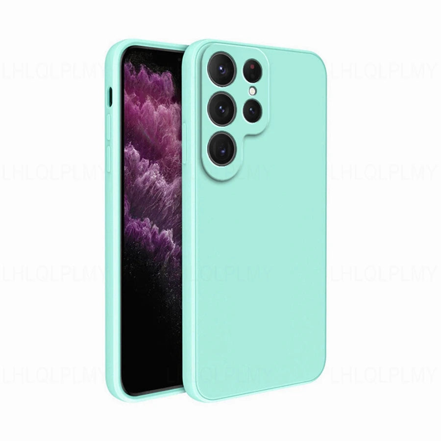 🟦 Square Liquid Silicone Case