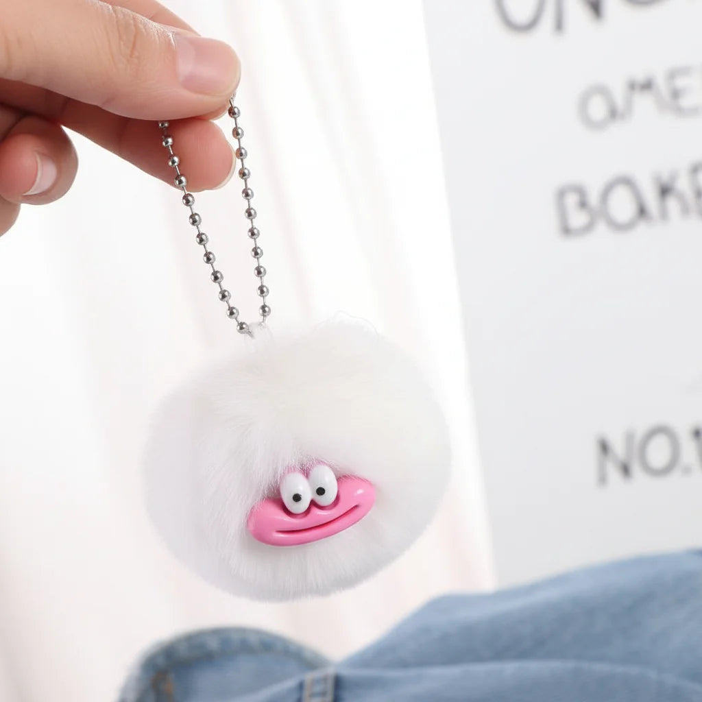 Mini Plush Animal Keychain