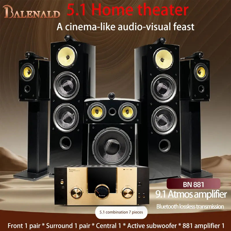 🏠 Nautilus Home Theater Speaker System