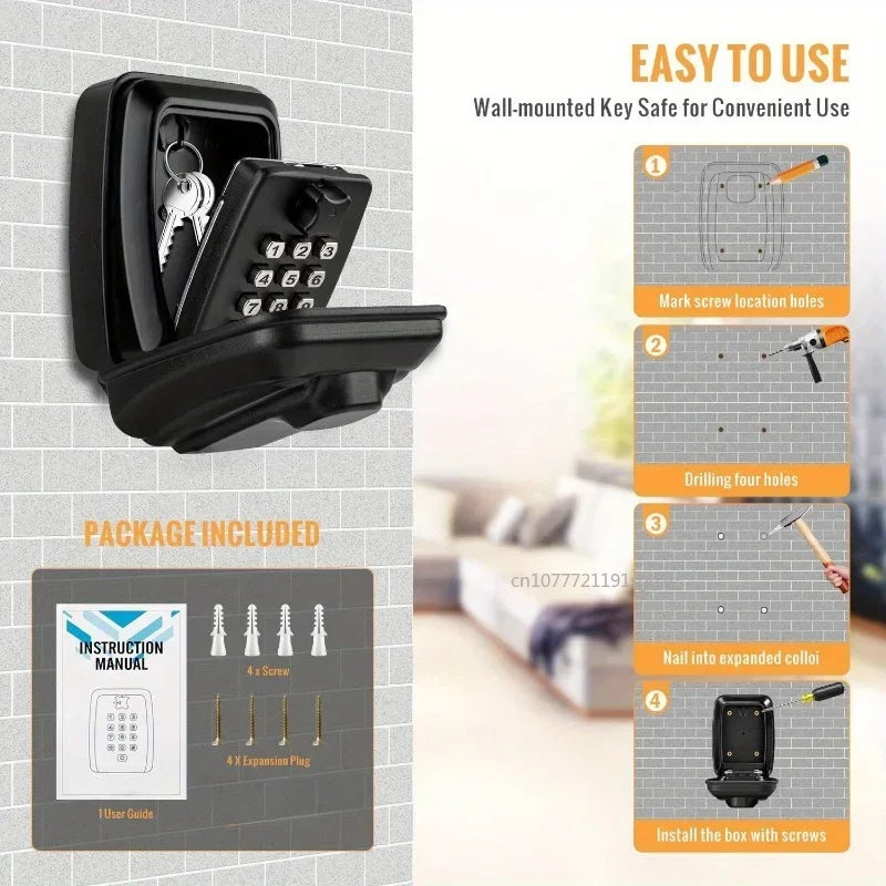🔐 Waterproof Password Key Box