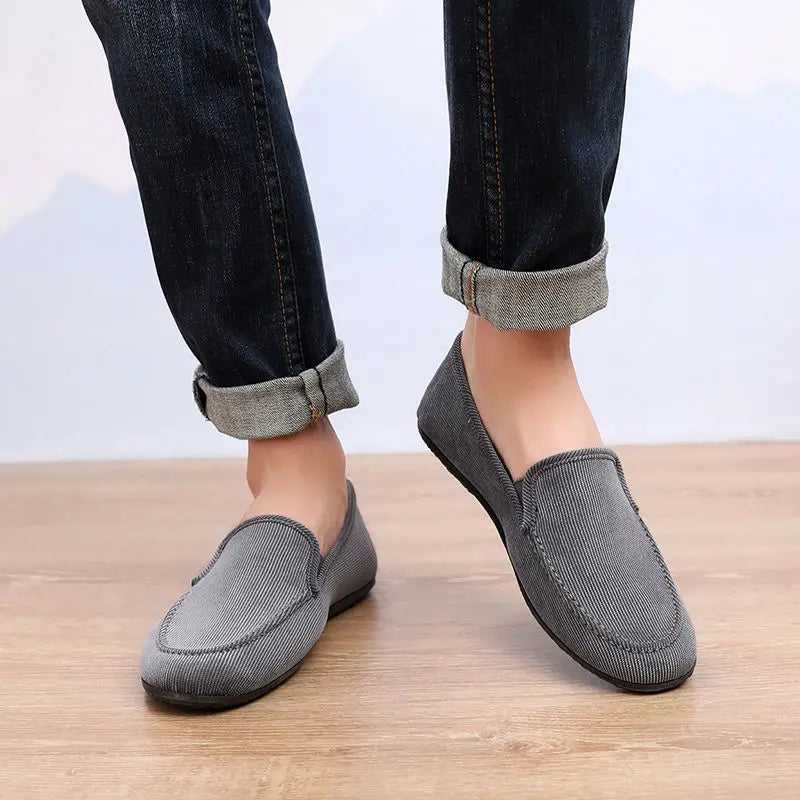 Men's Canvas Slip-On Loafers