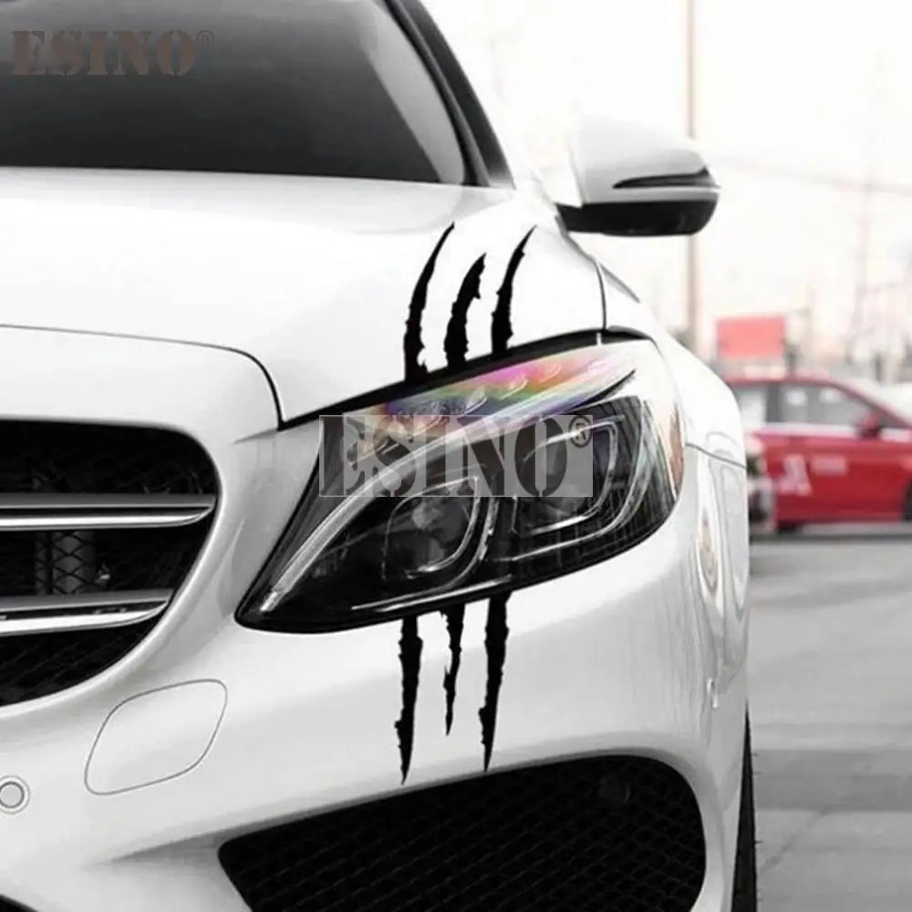 👻 Ghost Claw Scratch Car Sticker