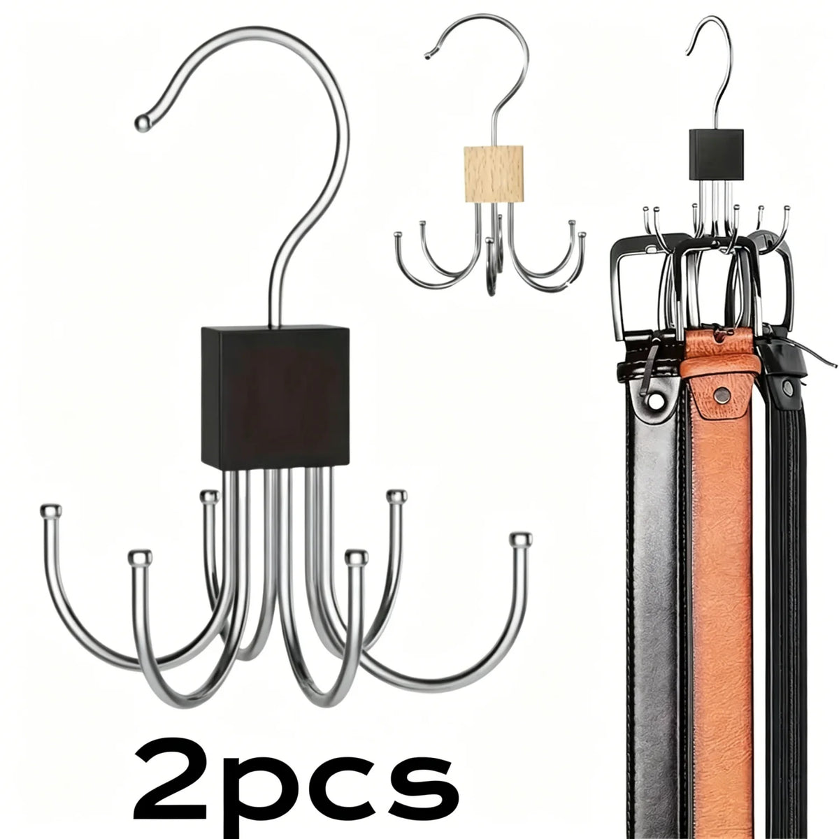 360° Rotating Bag & Belt Hanger