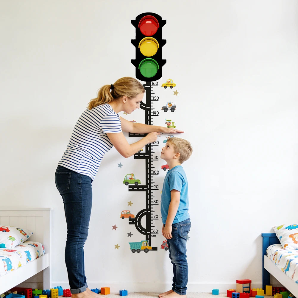 Traffic Light Kids Height Chart Sticker