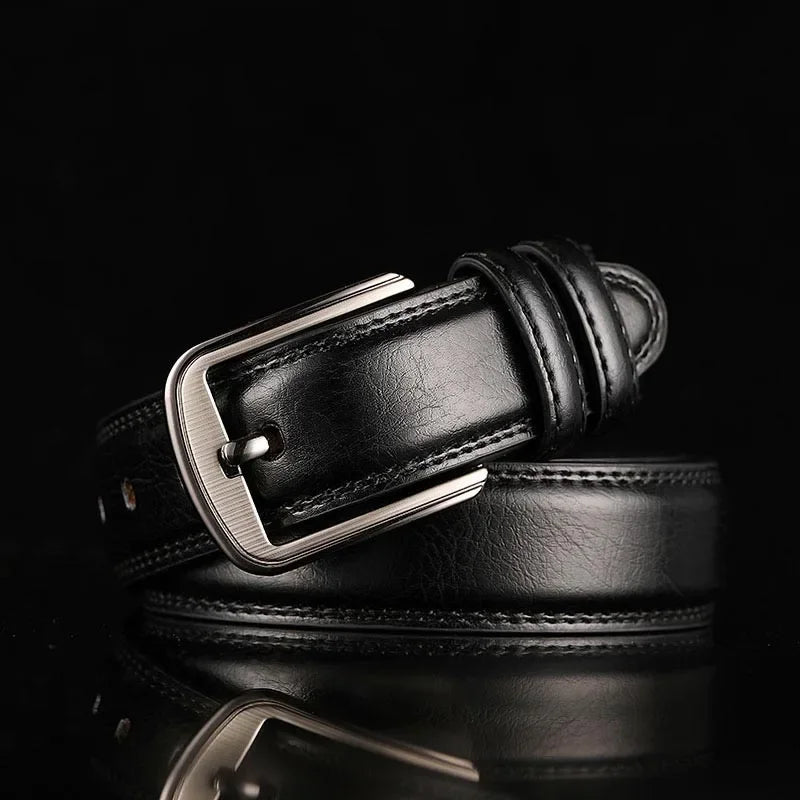 Men's Leather Business Belt