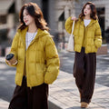 Women's Knit Hood Faux Layered Parka