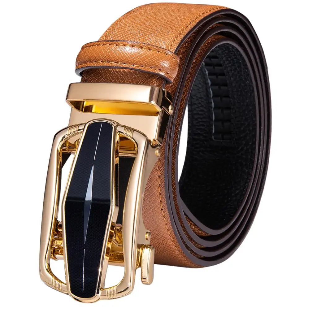 Men's Colorful Leather Jeans Belt
