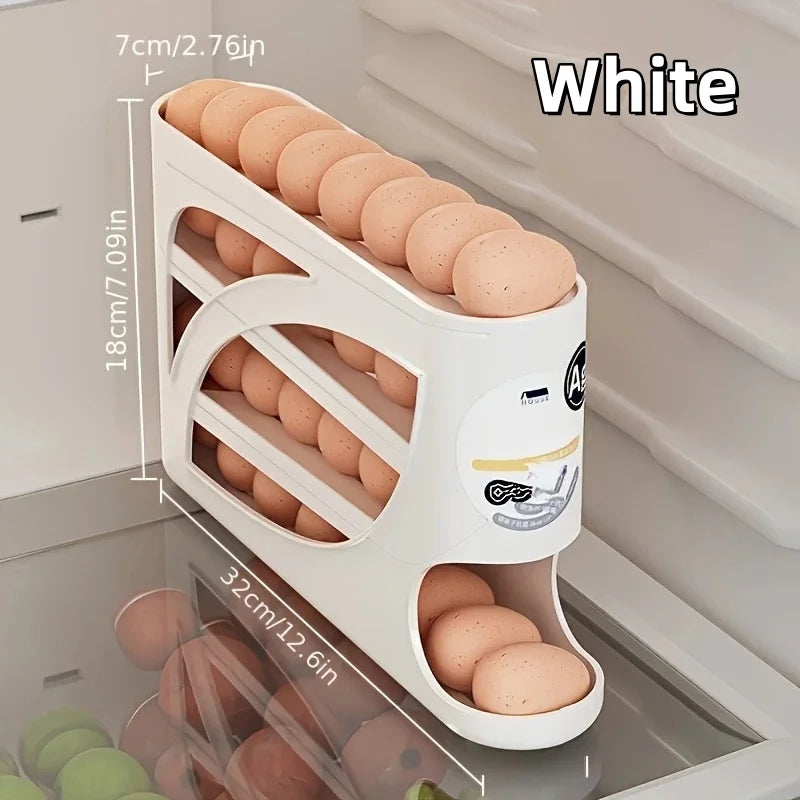 3-Tier Rolling Egg Organizer