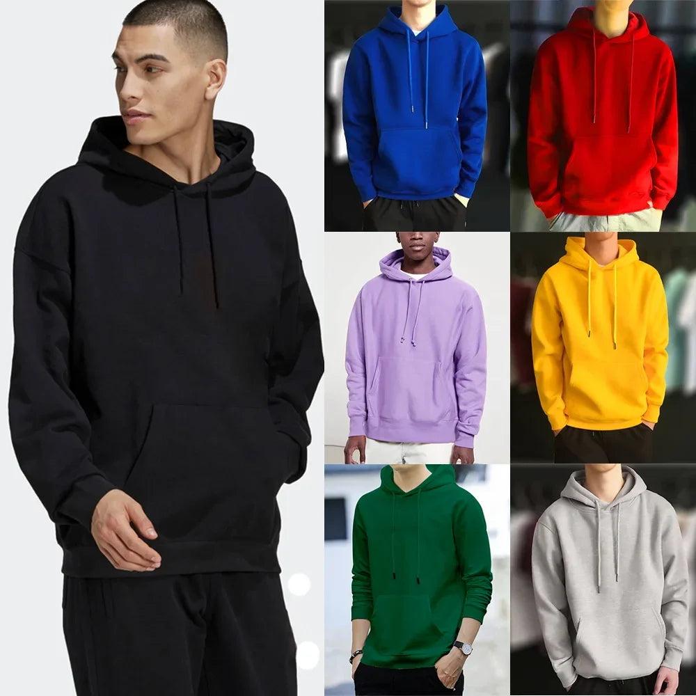 Men's Streetwear Pullover Hoodie