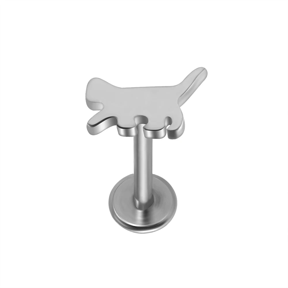 Skeleton Hand Cartilage Stud (16G)