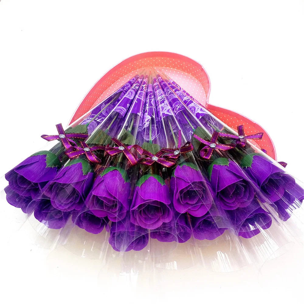 Soap Rose Bouquet Gift