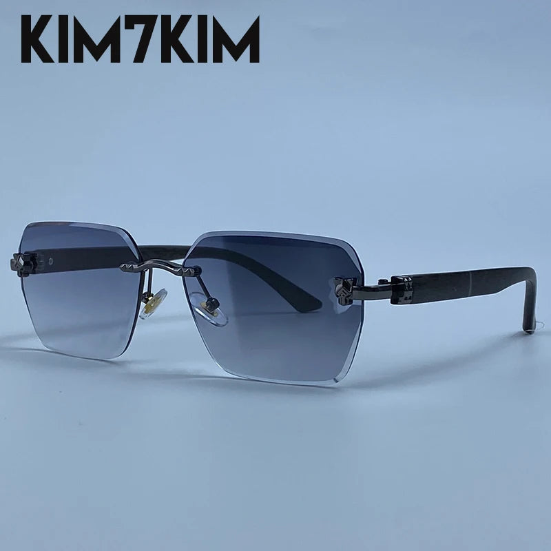 Men's Frameless Photochromic Sunglasses