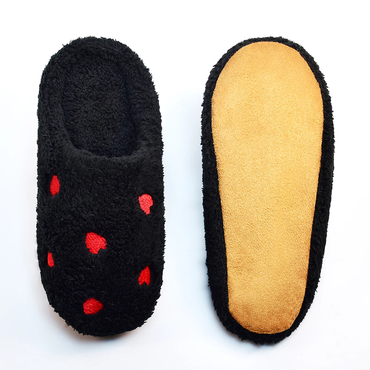 Heart Plush Slippers