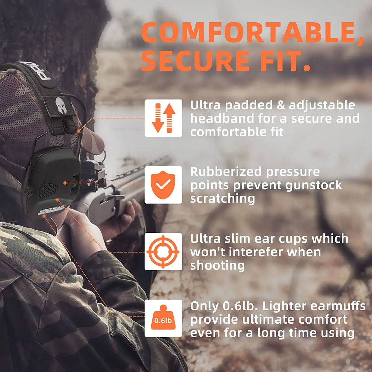 🎧 ZOHAN Electronic Hearing Protection
