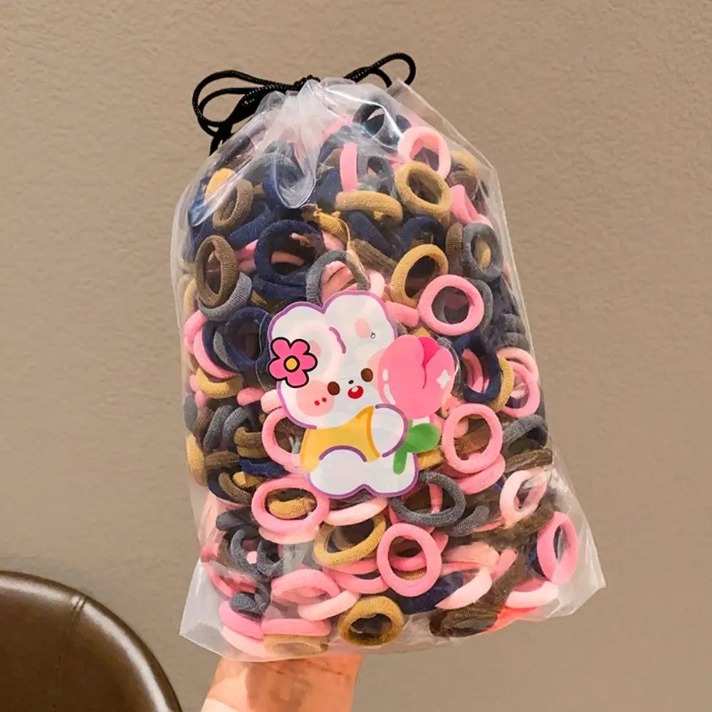 Kids Mini Hair Ties – 100 Pcs