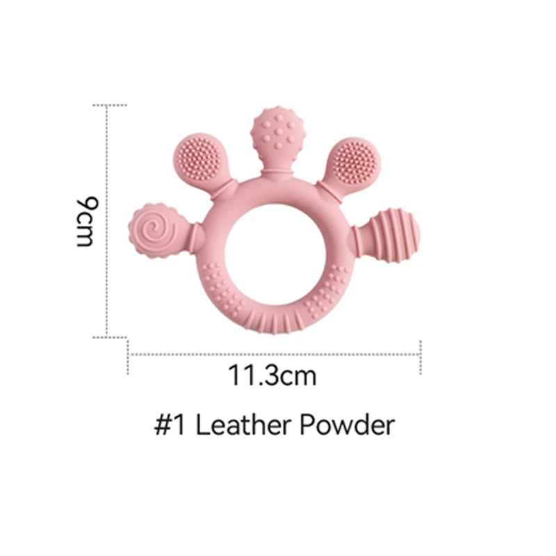 BPA-Free Silicone Teether Rattle