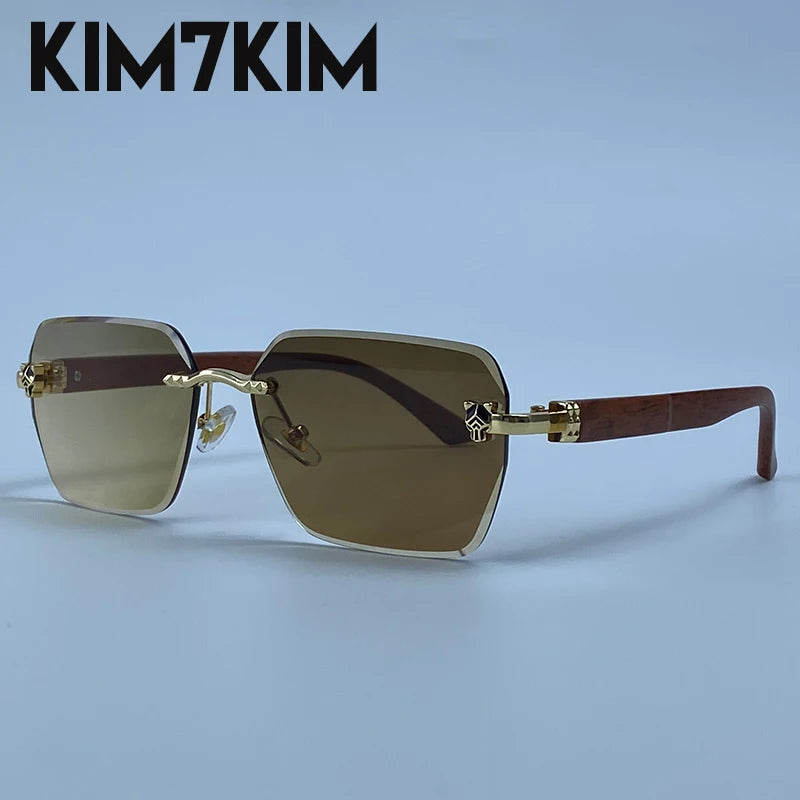 Men's Frameless Photochromic Sunglasses